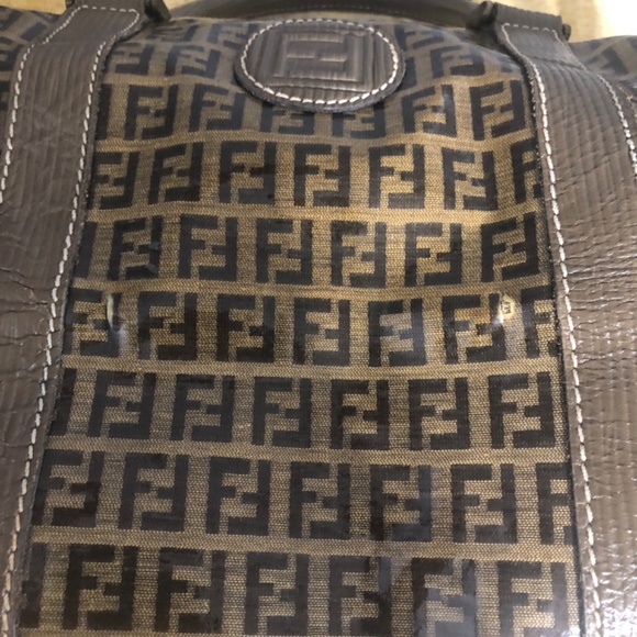 💥SOLD💥🌺Restored Authentic Fendi Monogram Boston Satchel🌺 - Picture 8 of 14